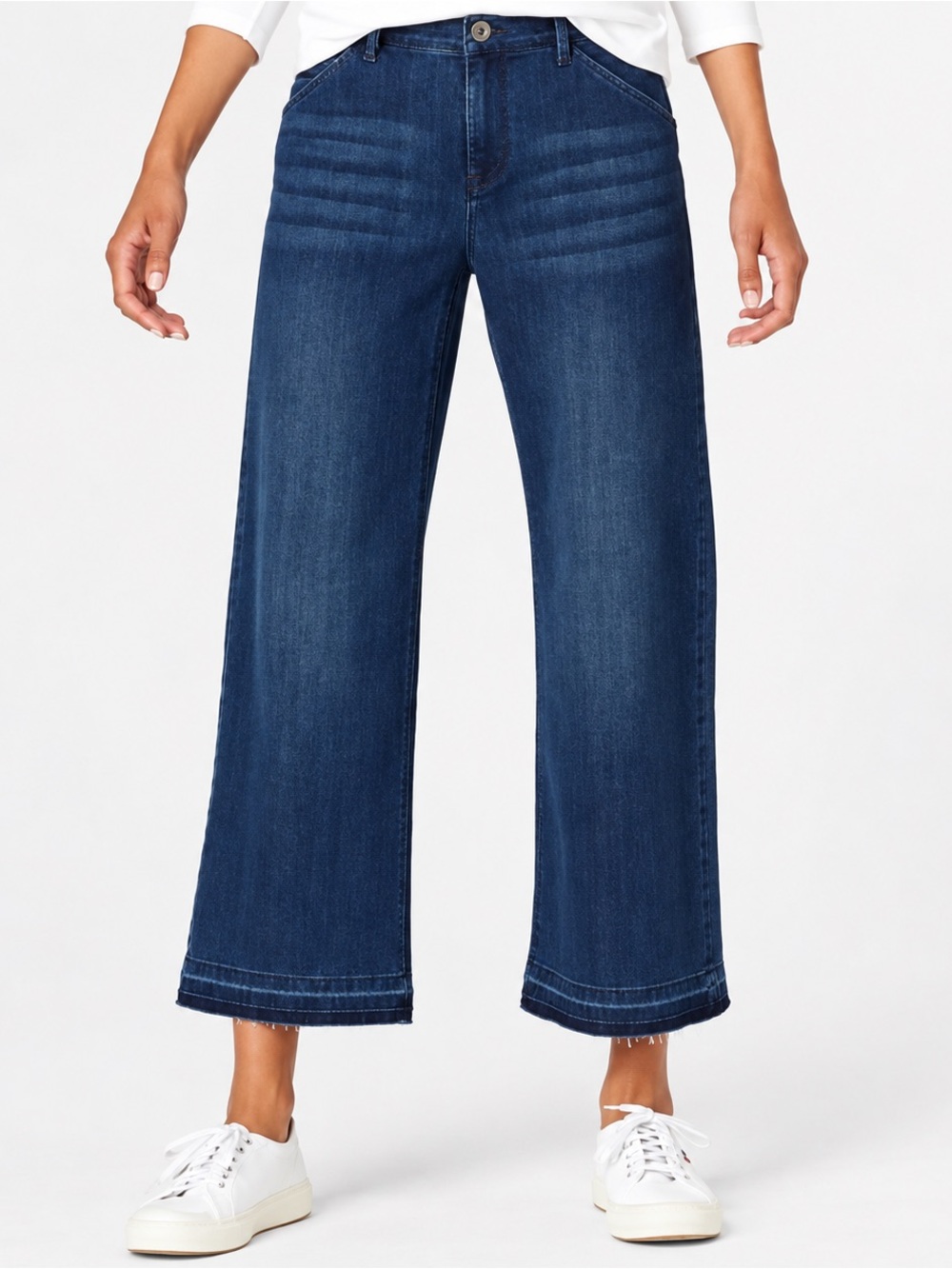 J.Jill Authentic Fit Full-Leg Cropped Jeans NWT